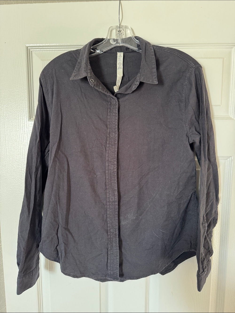 lululemon athletica Men's Charcoal Button-Front Shirt Jacket